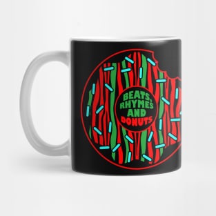 Beats, Rhymes and Donuts Mug